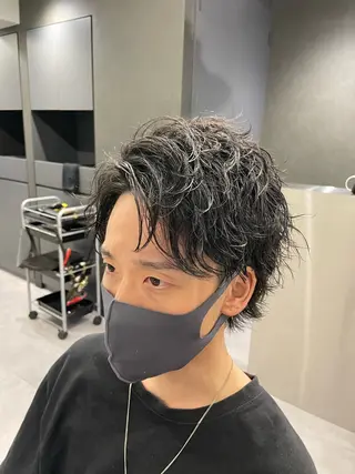 ショート パーマ メンズ 🔥Mackey🔥 メンズ特化型美容師のヘアスタイル
