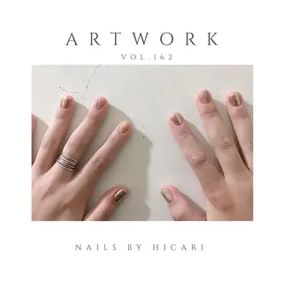 ショート カラー ネイル マツエク・マツパ illum hicariのネイルデザイン