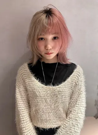 カラー airi໒꒱·ﾟ /デザインカラーのヘアスタイル