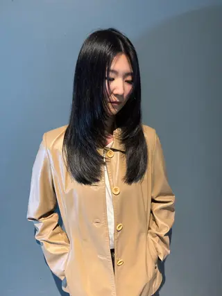 ロング カラー ハイトーン レイヤー🎀meiのヘアスタイル