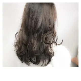 セミロング カラー 髪質改善、縮毛矯正 店長浅野太郎のヘアスタイル
