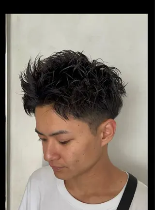 ショート メンズ UMM daichi メンズパーマのヘアスタイル