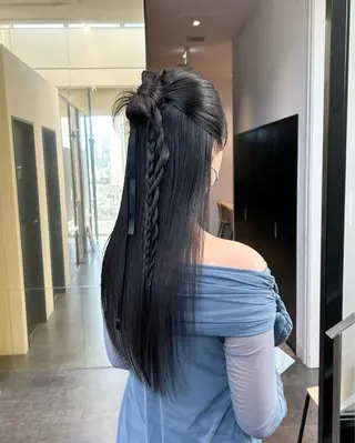 ロング カラー パーマ ヘアアレンジ キッズ stylist 🌸 kana.のヘアスタイル