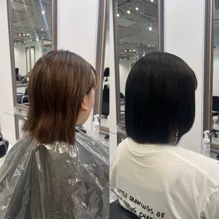 ミディアム カラー Hana🌷/ 透明感/艶髪/表参道のヘアスタイル