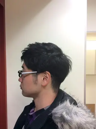 メンズ パーマ職人👏 岡田佳樹のヘアスタイル