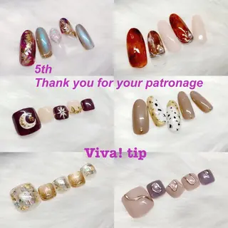 ネイル Viva!tip ビバティップネイルのネイルデザイン
