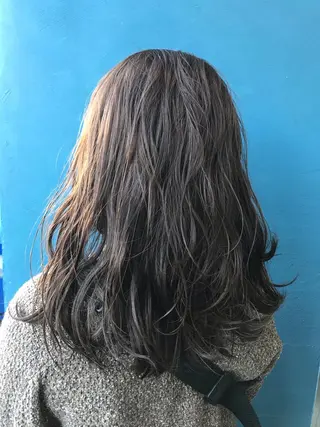 セミロング 松井 博徳のヘアスタイル