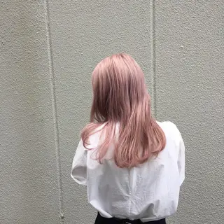 セミロング hoNua. 栄/透明感カラーのヘアスタイル