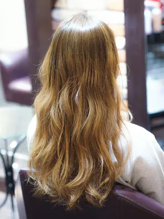 ロング カラー 辻 竜也　のヘアスタイル