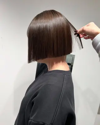 ショート カラー スキバサミを使わない カット🌼唯🌼のヘアスタイル