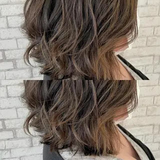 ミディアム カラー 低ダメージ特化🌱 佐野優斗のヘアスタイル