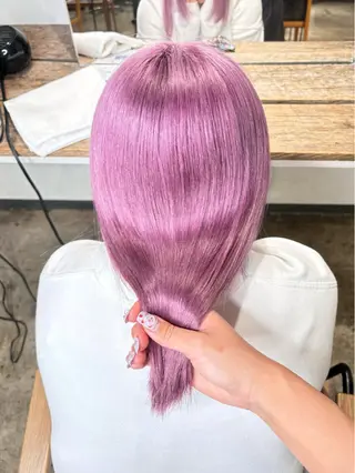 カラー 💫miyu💫デザ インカラー/アレンジのヘアスタイル