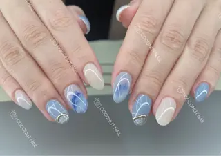 ネイル 神田 ココナッツのネイルデザイン