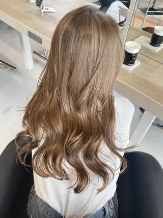 セミロング カラー ヘアアレンジ ネイル マツエク・マツパ アイブロウ 井上 一平のヘアスタイル