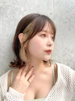 ショート カラー パーマ ヘアアレンジ レイヤーカット/ボブ /縮毛矯正✨大輝のヘアスタイル