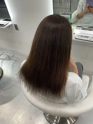 カラー 野崎/酸性ストレート /天王寺のヘアスタイル