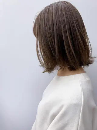 ミディアム 縮毛矯正×髪質改善 店長　DAITOのヘアスタイル