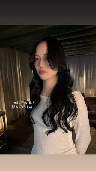 ロング カラー 石井聖愛/名古屋/ 伏見/カラーモデルのヘアスタイル