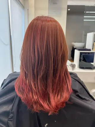 ロング カラー Miloc那覇店 Ainoのヘアスタイル