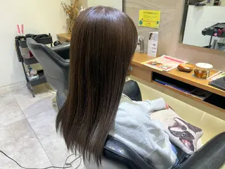 セミロング カラー 🫧韓国ヘア 透明感 カラー🫧福田 楓のヘアスタイル