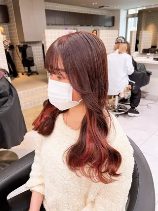 ロング 💖札幌カラー 指名No.1💖玲奈のヘアスタイル