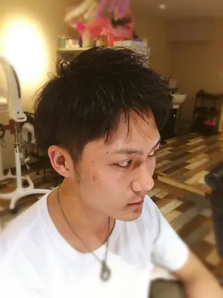 ショート メンズ 🌈２０年目突入🎉 山口のヘアスタイル