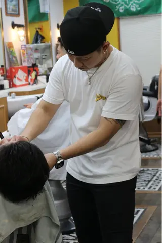 メンズ アイブロウ 【床屋💈No.1】 ドラゴン🐉のヘアスタイル