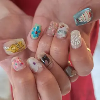 ネイル Nail mood デザイン持ち込みokのネイルデザイン