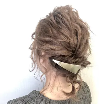 ヘアアレンジ 菊池 栄里奈のヘアスタイル