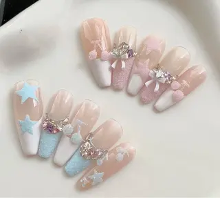 ネイル 長さだし専門店 M2　rikaのネイルデザイン