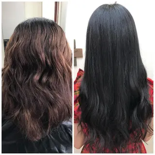 セミロング カラー MAKO ❤️🔥NEXTのヘアスタイル