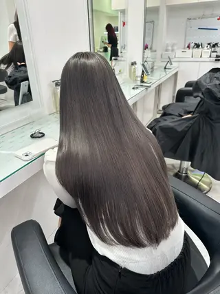 セミロング カラー ❄最強かわいいカラー ❄️MINA❄️のヘアスタイル