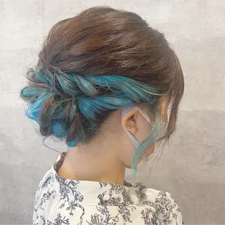 ヘアアレンジ 清川 椿咲のネイルデザイン