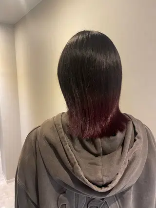 ミディアム カラー off所属・新百合ヶ丘/ 艶カラー/リノのヘアスタイル