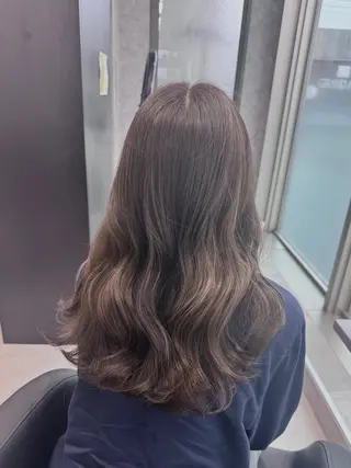セミロング 韓国風カラー🤎 𝒄𝒉𝒊𝒌𝒂のヘアスタイル