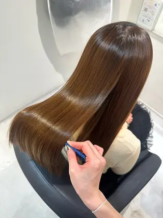 セミロング Emuest心斎橋 SAKIのヘアスタイル