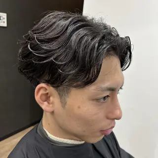 メンズ パーマ パーマPrivate SalonNoa名駅のヘアスタイル