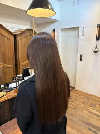 ロング 縮毛矯正/ 艶カラー/カイのヘアスタイル