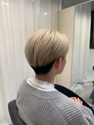 カラー jiji /北四番丁 押切瑠奈のヘアスタイル