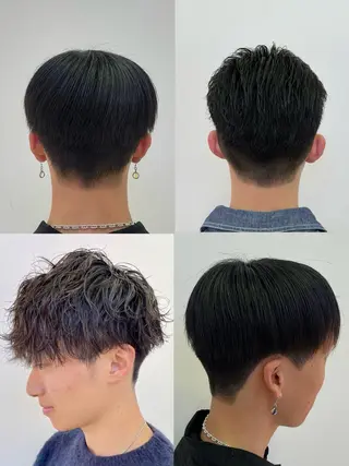 メンズ ユージ ✂︎ カット／パーマ特化のヘアスタイル