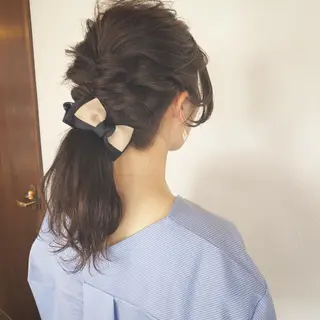 セミロング カラー ヘアアレンジ LEAP MISAの眉毛・アイブロウイメージ