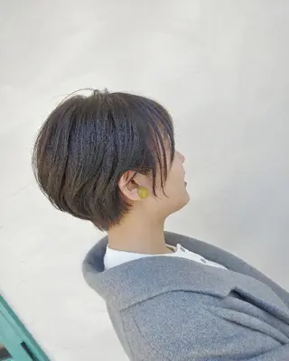 ショート カラー パーマ ヘアアレンジ 6月オープン♪豊見城 Lodattu✁清水のヘアスタイル
