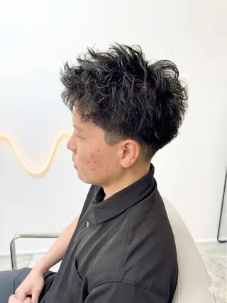 パーマ メンズ メンズ特化/ツイスパ 朝ラクセット 颯のヘアスタイル