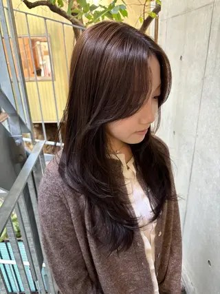 ロング カラー yuuna/ ハッシュカット🎀のヘアスタイル