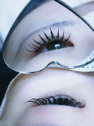 マツエク・マツパ Moe🤍Moon Doll Eyeのマツエク・マツパデザイン