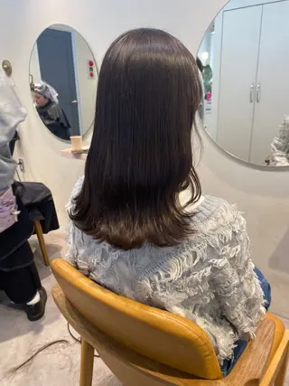 ミディアム カラー 当日予約大歓迎💗 依田瑞希のヘアスタイル