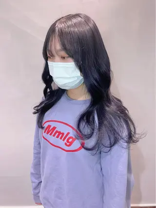ロング カラー ヘアアレンジ 柔らか垢抜けｶﾗｰと ｶｯﾄ🫧ASUKAのヘアスタイル