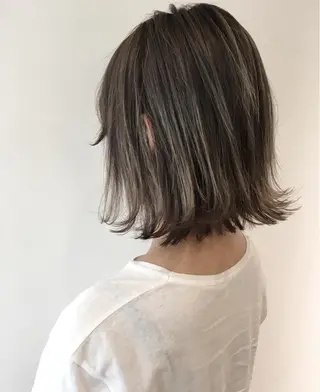 ミディアム ボブ/縮毛矯正 🌟梅田盛一🌟のヘアスタイル