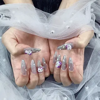 ネイル パーツ全部¥110 サロンミミのネイルデザイン