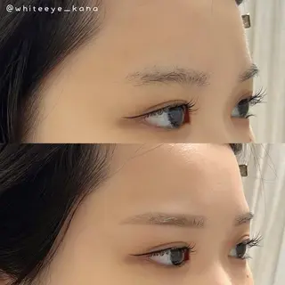 アイブロウ WHITELASH 🤍KANAの眉毛・アイブロウイメージ